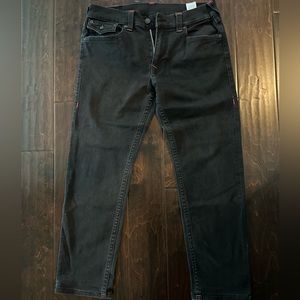 True Religion flap pocket Black Jeans size 36 (Skinny)